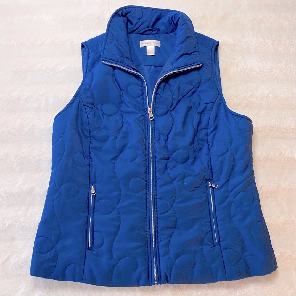 Christopher & Banks Quilted Zip-Up Vest